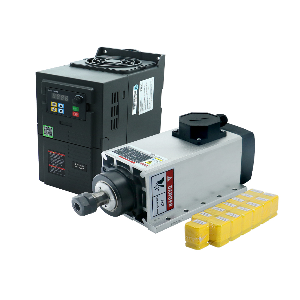 Cnc Spindle Motor - 3.5KW ER20 220VSquare يطير حافة صندوق
