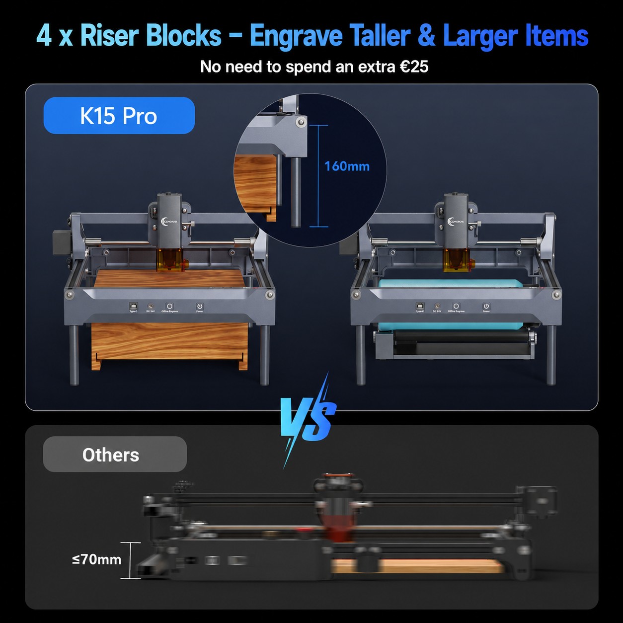 ماكينة نقش بالليزر Carverall K - مراجعة Industrial Laser Engraver وسعره