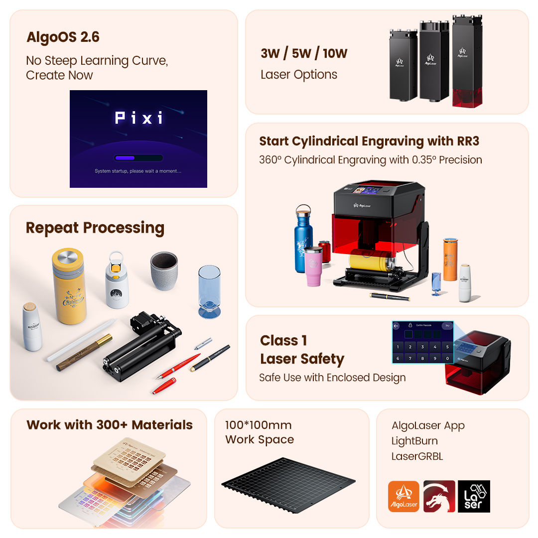 آلة النقش بالليزر AlgoLaser PI - مراجعة Laser Marking Machine وسعره