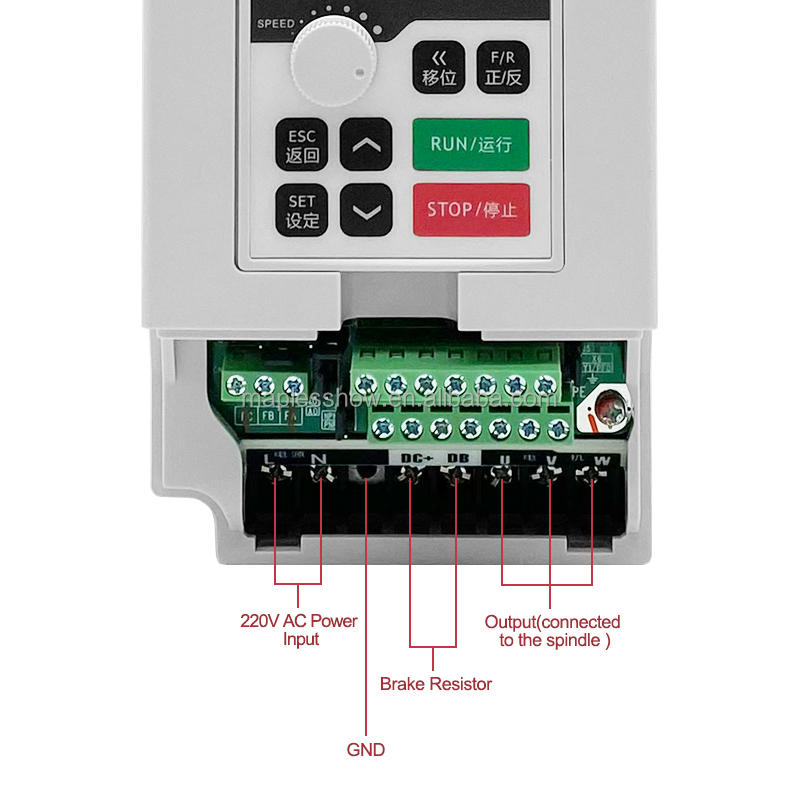 1.5kw 110 فولت/220 فولت/380vac - مراجعة Cnc Spindle Motor وسعره